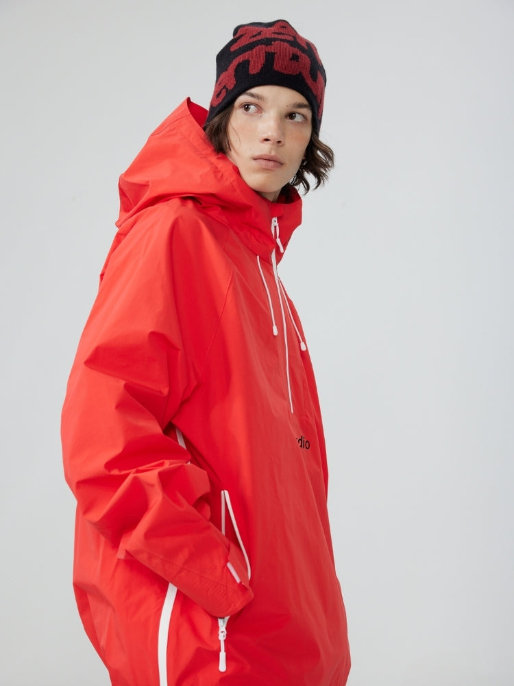 XwXwSeui Men Women Alpine Hooded Snowboarding Jacket