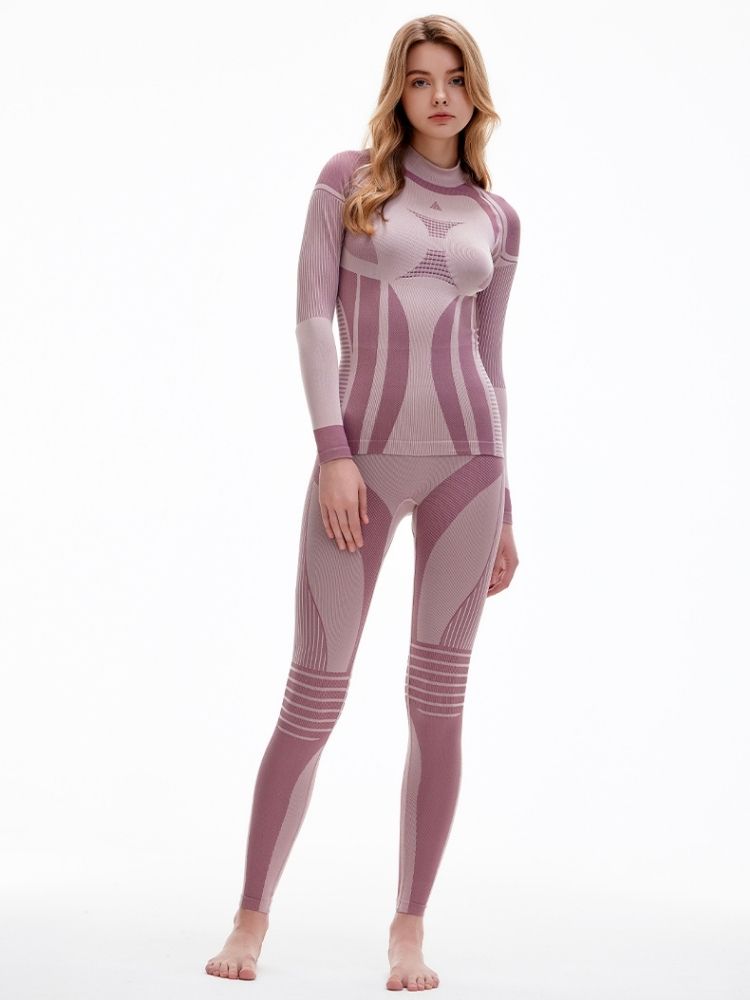 XwXwSeui Seamless Leggings Ski Base Layers