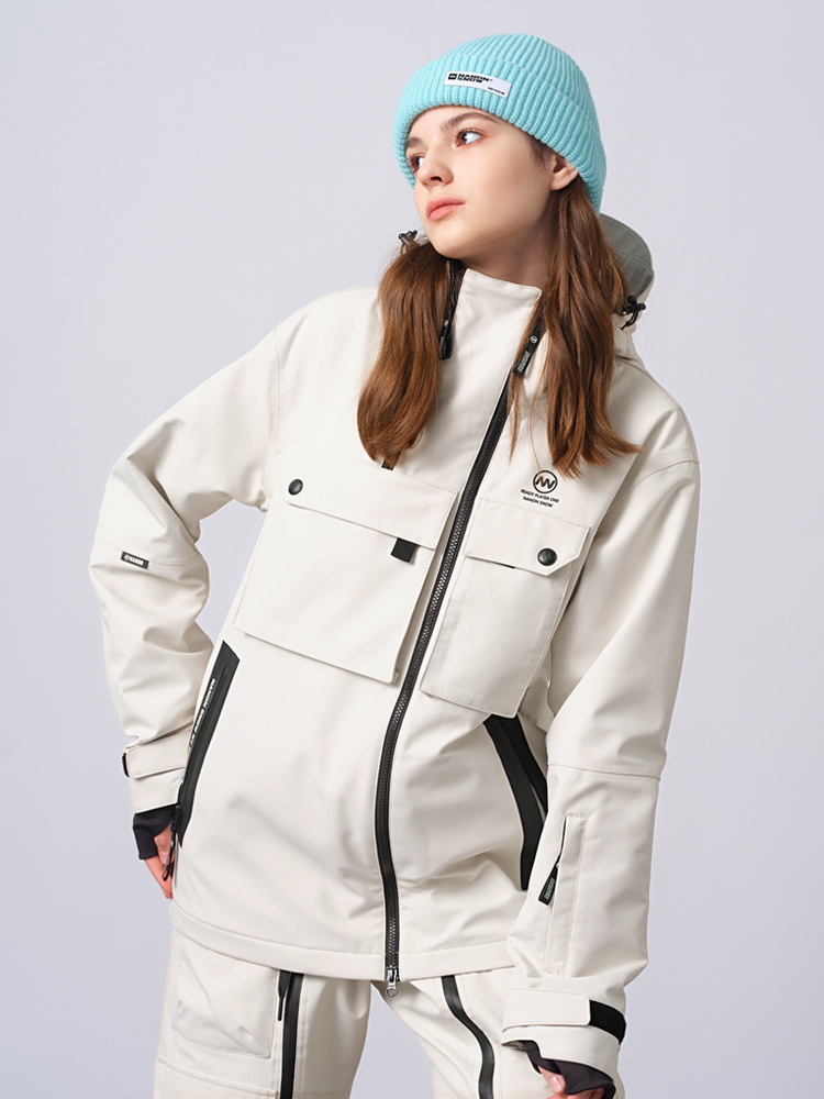 XwXwSeui Men Women  Limited Edition Hood Snow Jacket