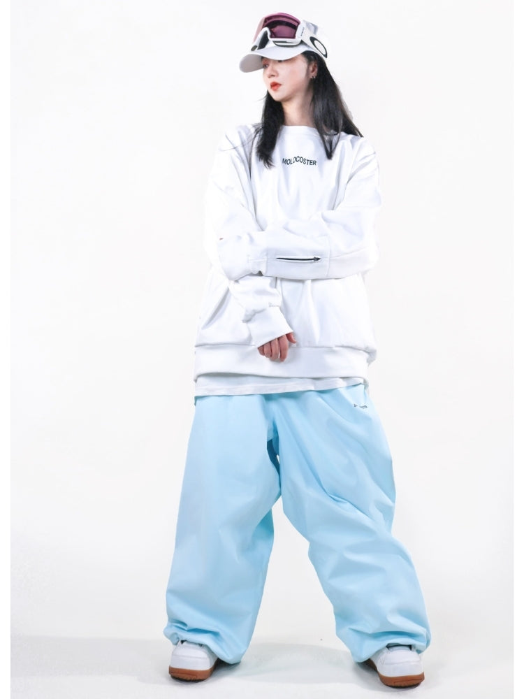 XwXwSeui Men Women Hip Hop Baggy Ski Pants