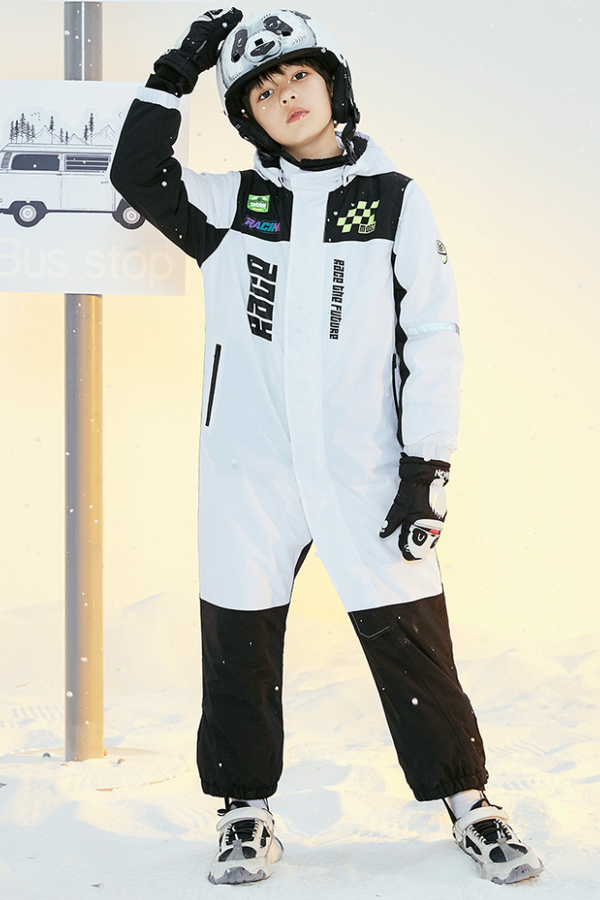 XwXwSeui Kids Insulated Hood Ski Jumpsuits