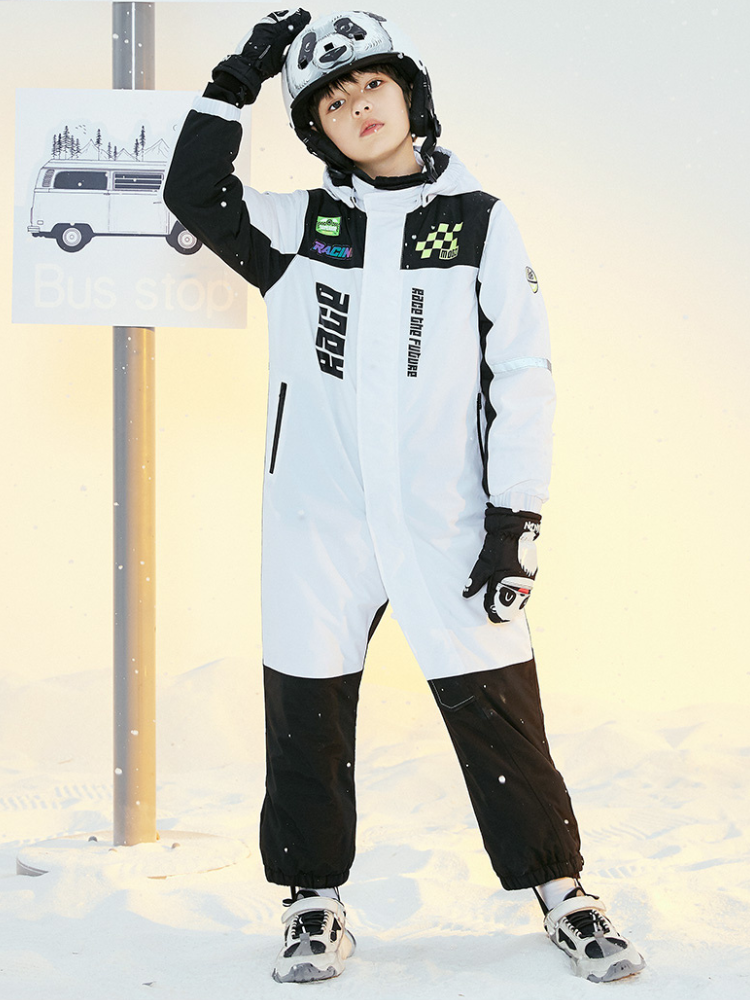 XwXwSeui Kids Insulated Hood Ski Jumpsuits