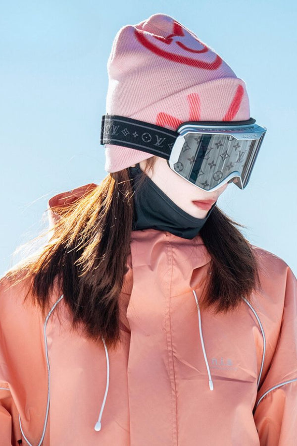 XwXwSeui Men Women Heart Insulated Ski Beanie