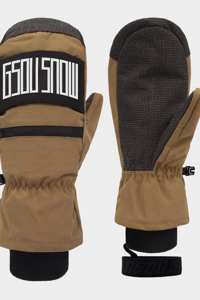 XwXwSeui Men Women Wear-resistant Insulated Adjustable Leash Wristband Snow Mittens