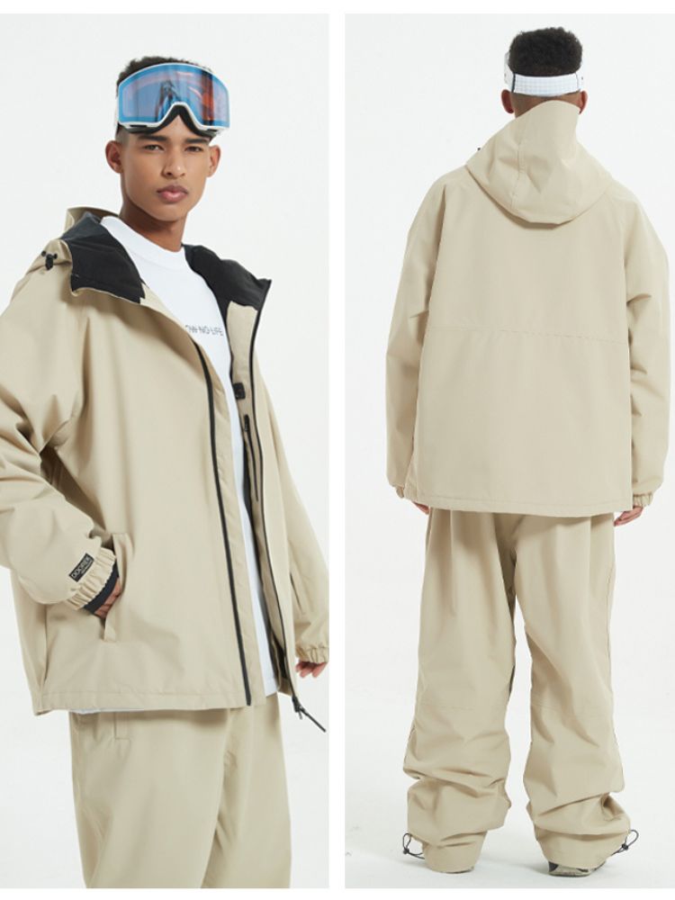 XwXwSeui Men Women Loose Thickened Snow Suits