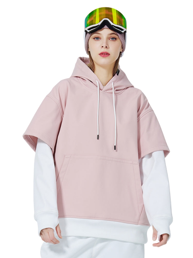 XwXwSeui Men Women Fleece Hoodie Ski Sweatshirt