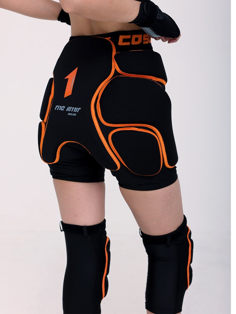 XwXwSeui Men Women Protective Shorts & Knee Pads & Back Protector