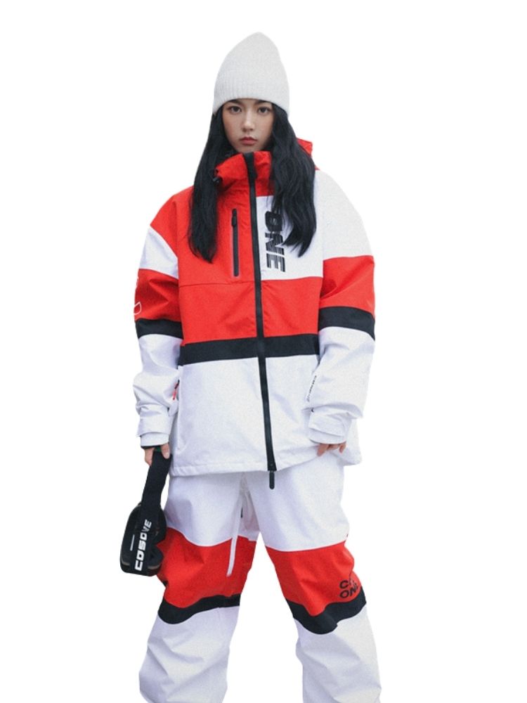 XwXwSeui Men Women Baggy Style Outdoor Snow Suits