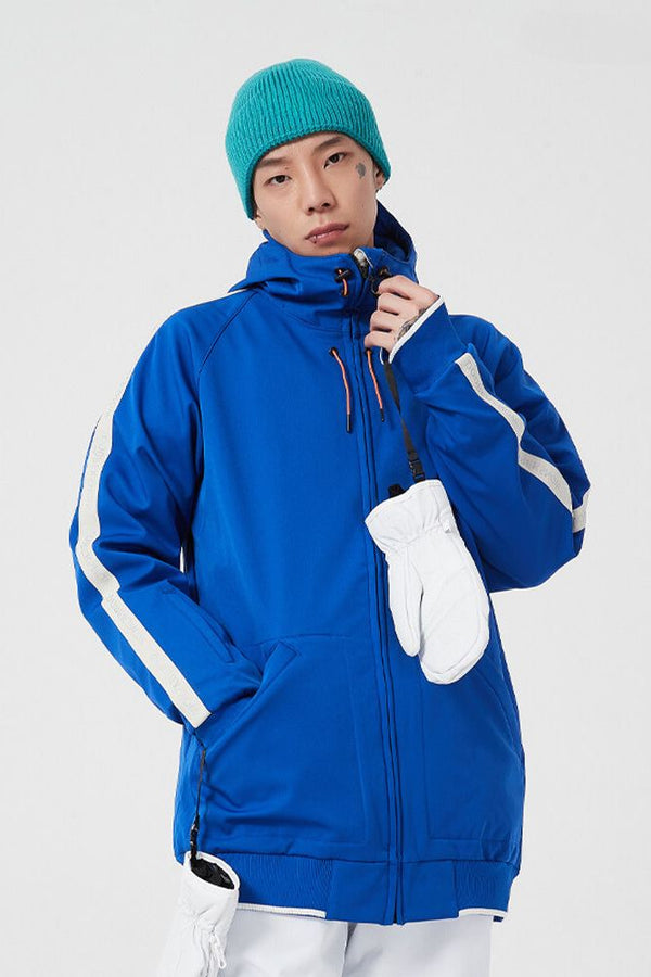 XwXwSeui Men Women Fleece Hooded Snow Jacket