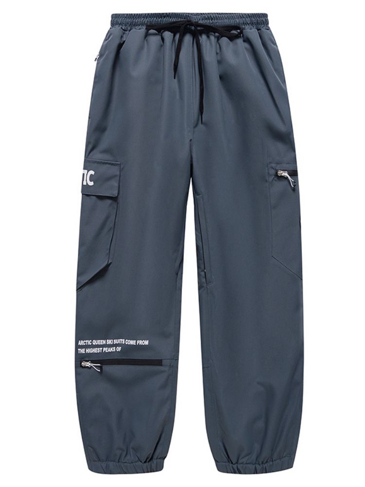 XwXwSeui Men Women Shell Oversize Ski Pants