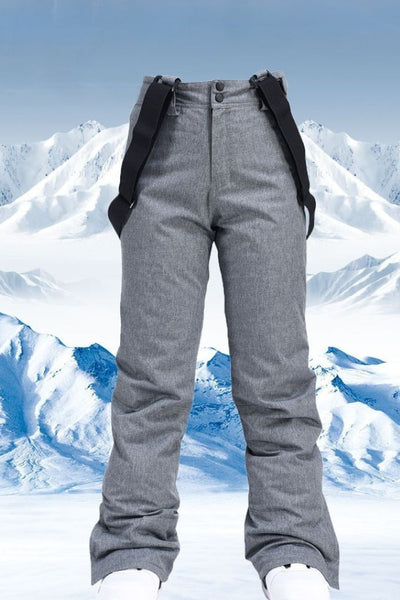 XwXwSeui Men Women Waterproof Slim Ski Pants