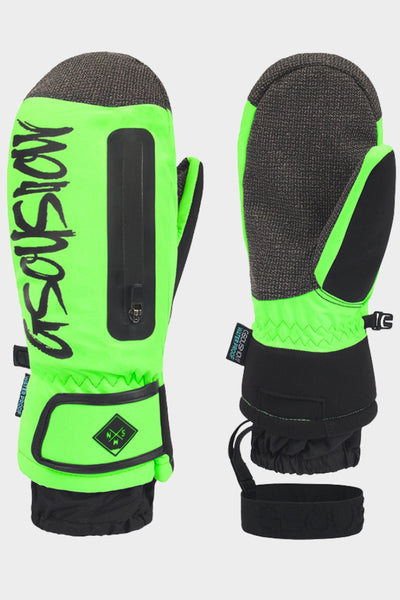 XwXwSeui Men Women Warm Built-in Wrist Guard Kevlar Pro Sport Snow Mittens
