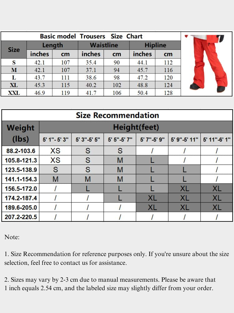 XwXwSeui Men Women Vantage Ski Pants